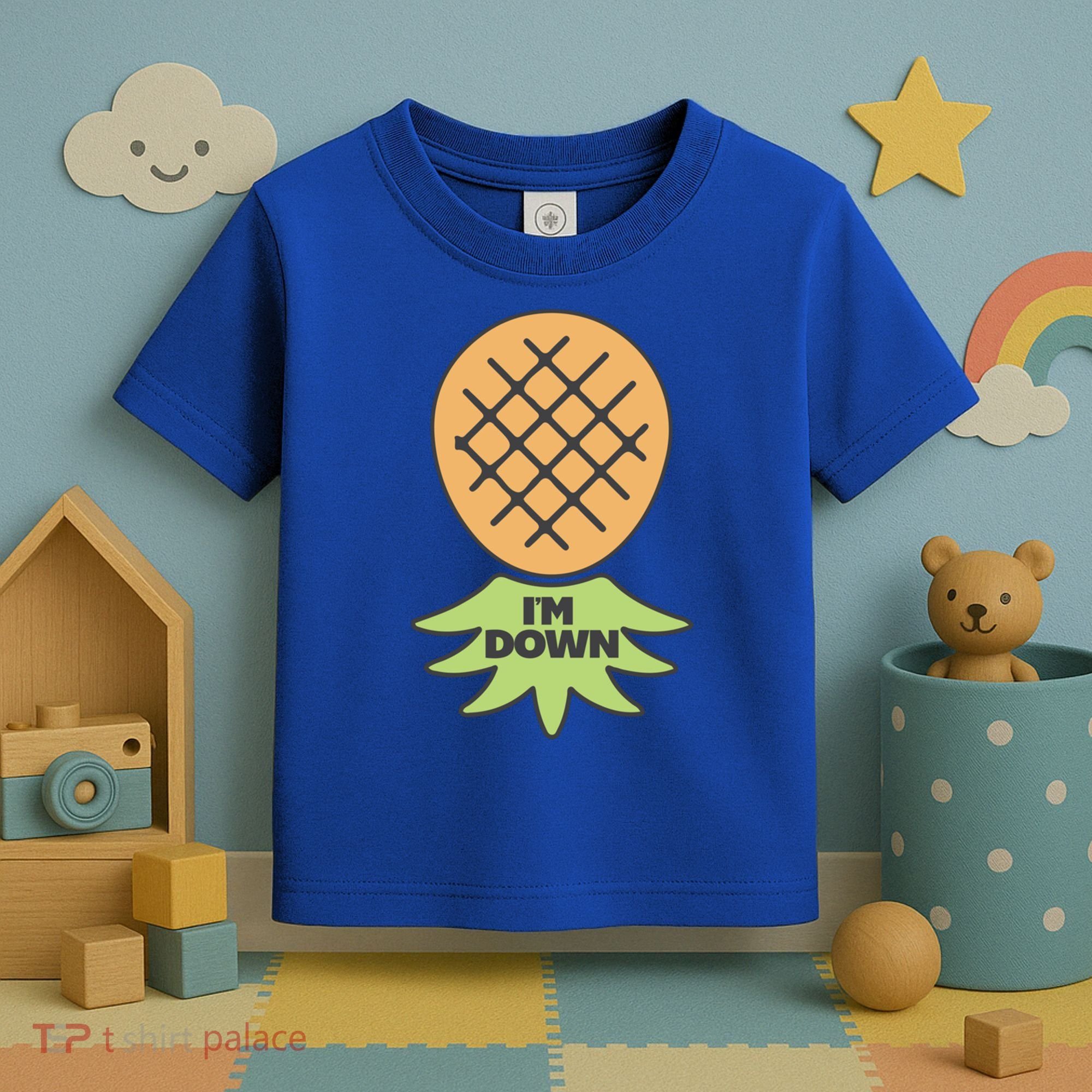 I'm Down Swinger Upside Down Pineapple Gift Toddler T-Shirt