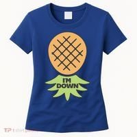 I'm Down Swinger Upside Down Pineapple Gift Women's T-Shirt thumb 0
