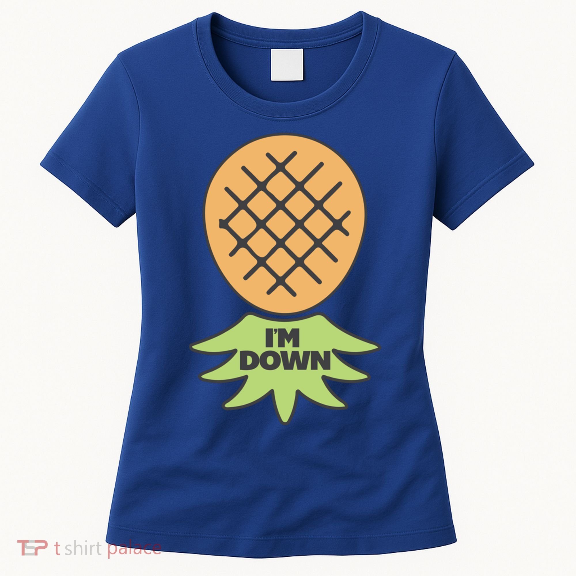 I'm Down Swinger Upside Down Pineapple Gift Women's T-Shirt