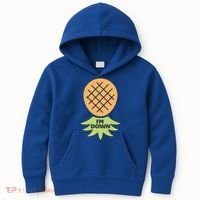 I'm Down Swinger Upside Down Pineapple Gift Kids Hoodie thumb 0