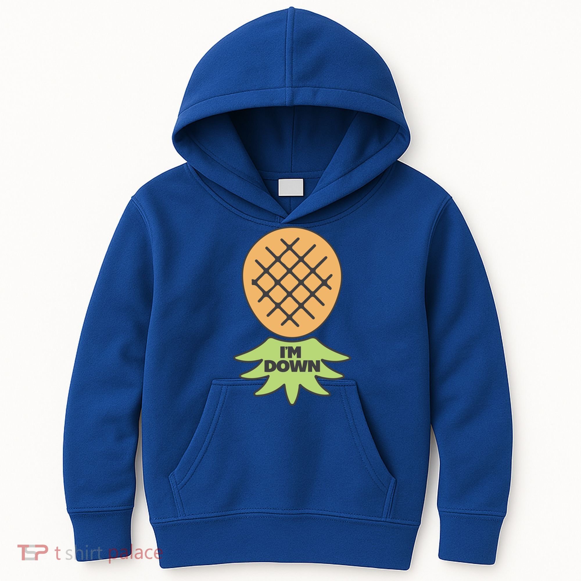 I'm Down Swinger Upside Down Pineapple Gift Kids Hoodie