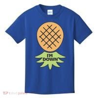I'm Down Swinger Upside Down Pineapple Gift Kids T-Shirt thumb 0
