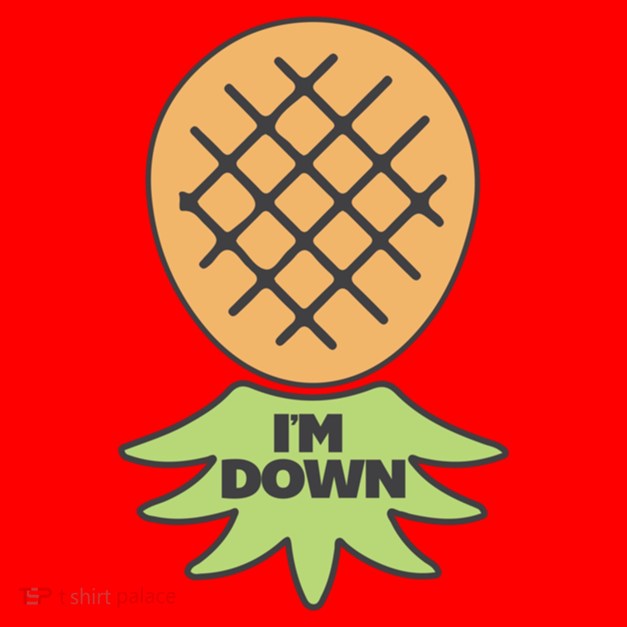 I'm Down Swinger Upside Down Pineapple Gift Santa Hat