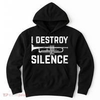 I Destroy Silence Trumpet Hoodie thumb 0