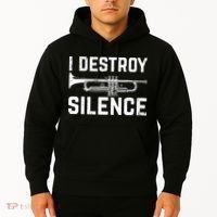I Destroy Silence Trumpet Hoodie thumb 2