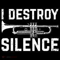 I Destroy Silence Trumpet Hoodie thumb 7