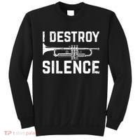 I Destroy Silence Trumpet Sweatshirt thumb 0
