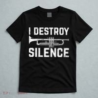 I Destroy Silence Trumpet T-Shirt thumb 5
