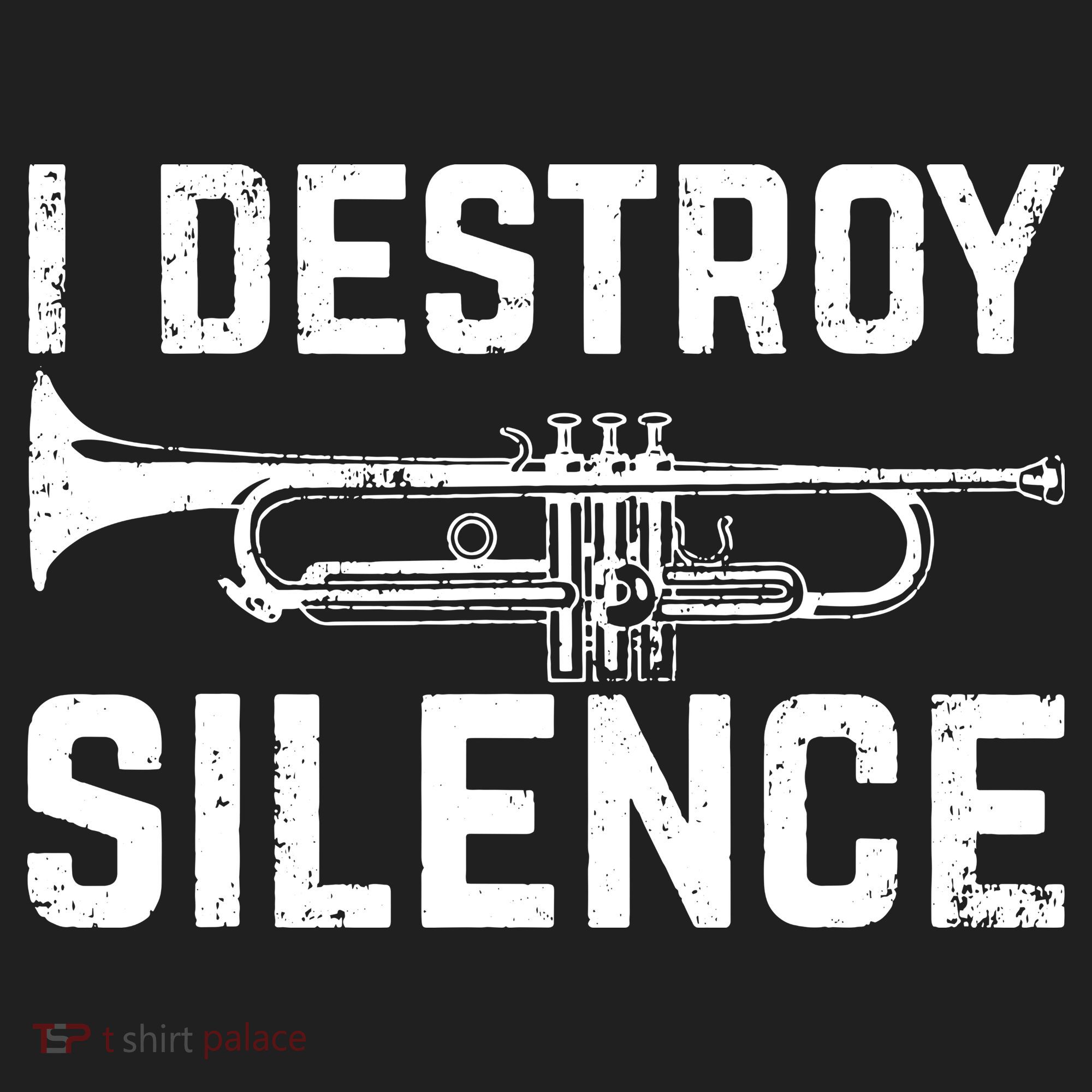 I Destroy Silence Trumpet Tumbler