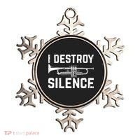 I Destroy Silence Trumpet Ornament thumb 0
