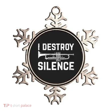 I Destroy Silence Trumpet Ornament