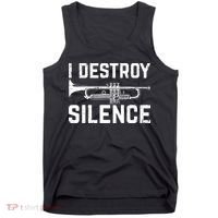 I Destroy Silence Trumpet Tank Top thumb 0