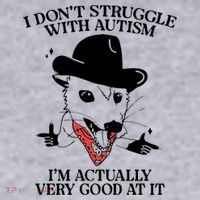 I Don’T Struggle With Autism I’M Actually Very Good At It Women's Sweatshirt thumb 2