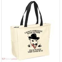 I Don’T Struggle With Autism I’M Actually Very Good At It Tote Bag thumb 2