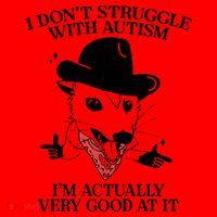 I Don’T Struggle With Autism I’M Actually Very Good At It Santa Hat thumb 1
