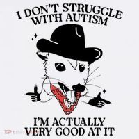 I Don’T Struggle With Autism I’M Actually Very Good At It Ornament thumb 1