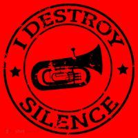 I Destroy Silence Tuba Trumpet Player Brass Marching Band Santa Hat thumb 1