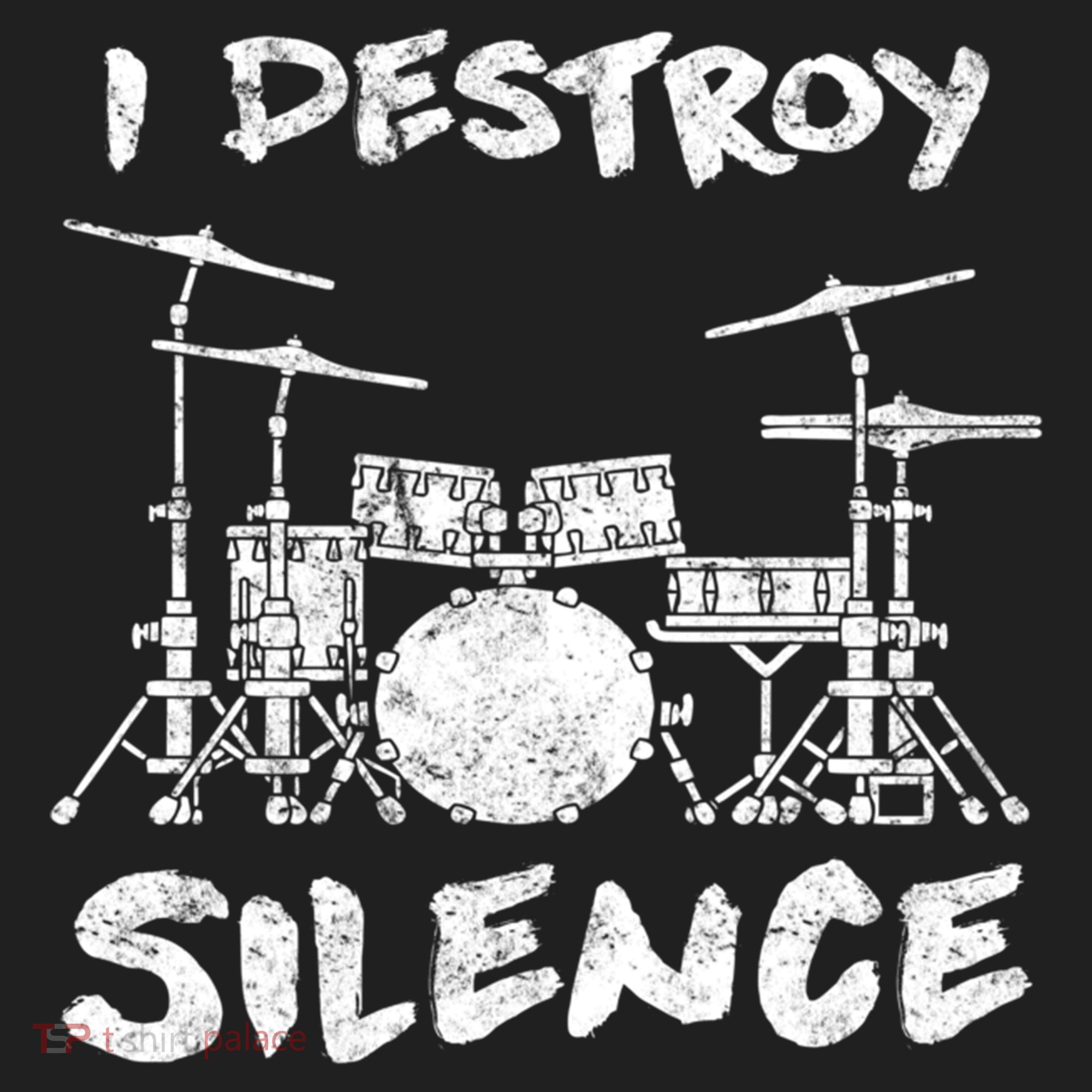 I Destroy Silence Drummer Gift Hat