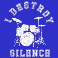 I Destroy Silence Drums Gift Drummer Rock Band Music Fan Women's Long Sleeve Shirt thumb 2
