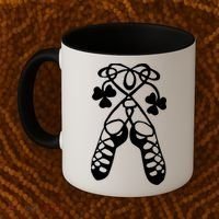 Irish Dance Soft Shoes Ghillies Lucky Feis Gift Coffee Mug thumb 2