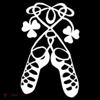 Irish Dance Soft Shoes Ghillies Lucky Feis Gift Women's Hoodie thumb 2