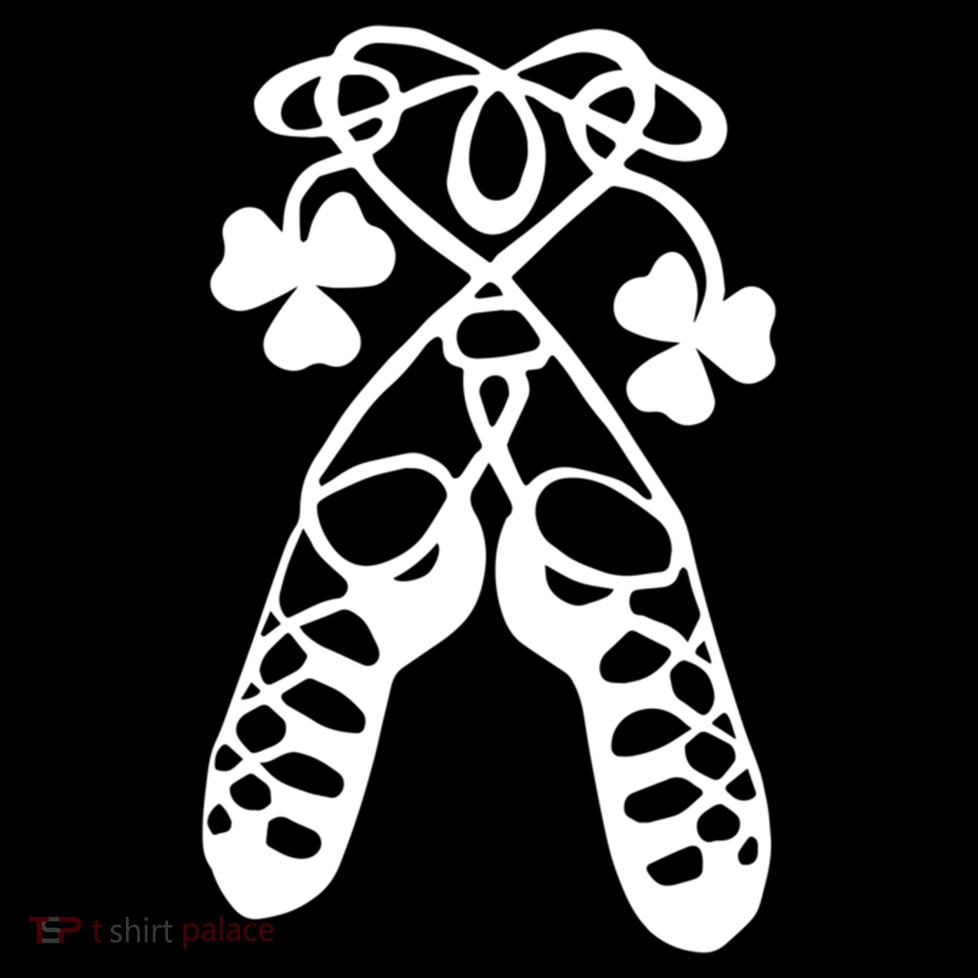 Irish Dance Soft Shoes Ghillies Lucky Feis Gift Women's Hoodie