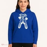 Irish Dance Soft Shoes Ghillies Lucky Feis Gift Hoodie thumb 5