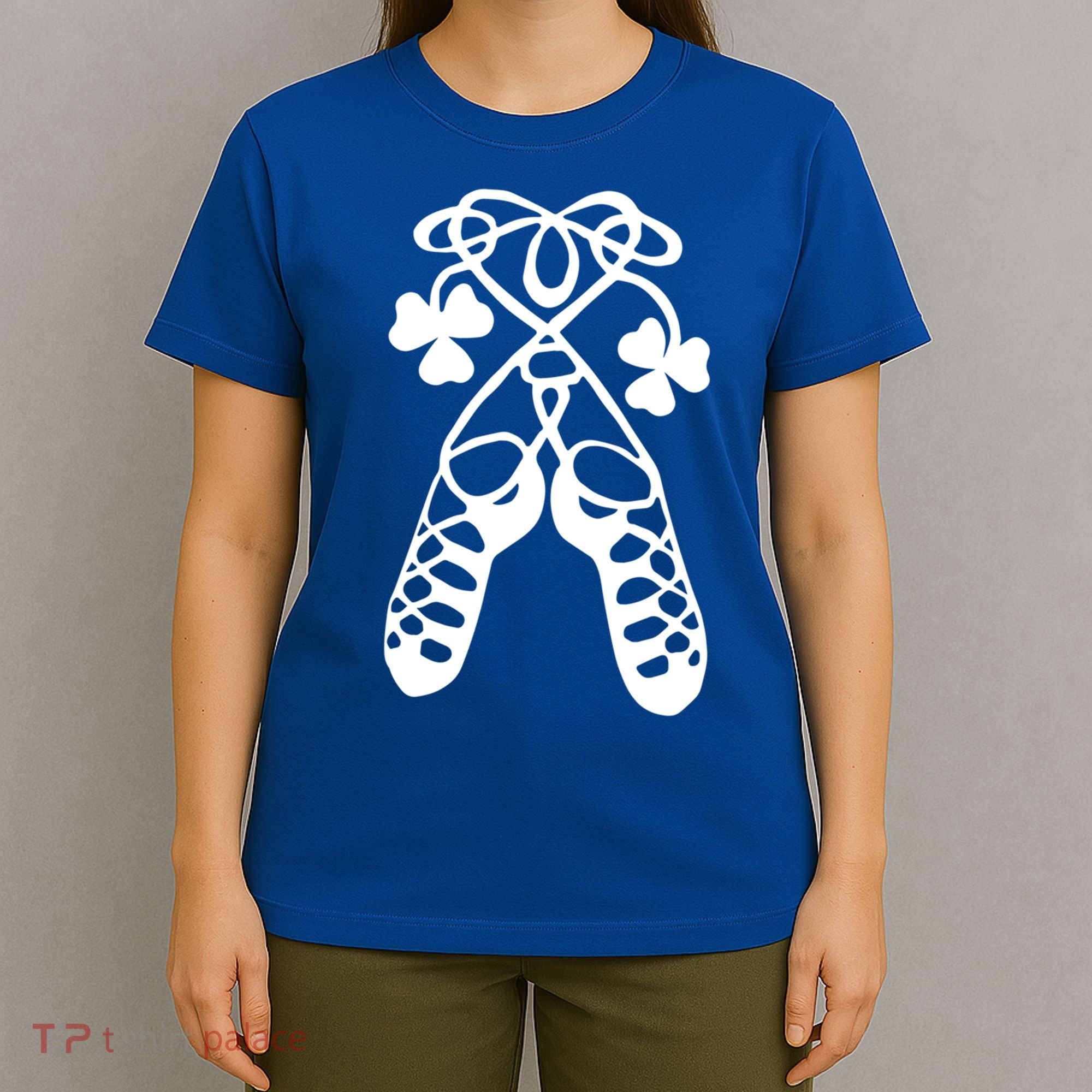 Irish Dance Soft Shoes Ghillies Lucky Feis Gift T-Shirt