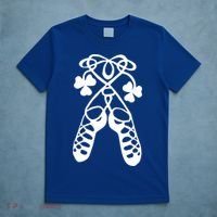 Irish Dance Soft Shoes Ghillies Lucky Feis Gift T-Shirt thumb 5