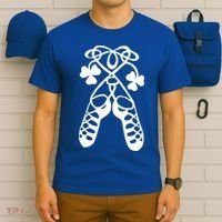 Irish Dance Soft Shoes Ghillies Lucky Feis Gift T-Shirt thumb 6