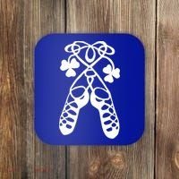 Irish Dance Soft Shoes Ghillies Lucky Feis Gift Coaster thumb 0
