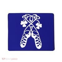 Irish Dance Soft Shoes Ghillies Lucky Feis Gift Mousepad thumb 0