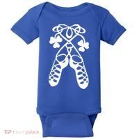 Irish Dance Soft Shoes Ghillies Lucky Feis Gift Baby Bodysuit thumb 0