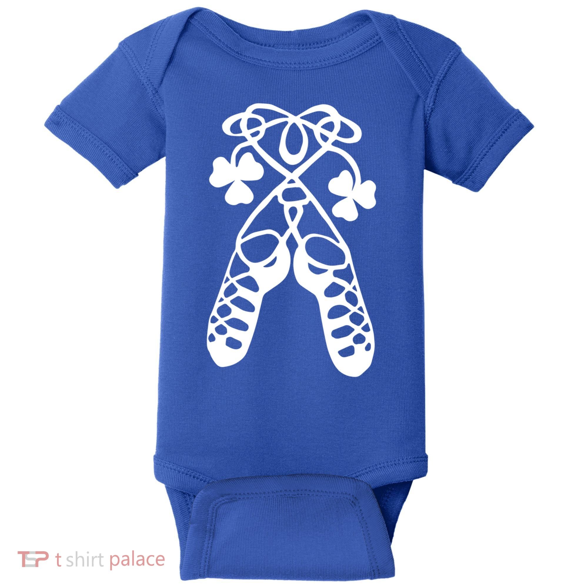 Irish Dance Soft Shoes Ghillies Lucky Feis Gift Baby Bodysuit