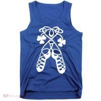 Irish Dance Soft Shoes Ghillies Lucky Feis Gift Tank Top thumb 0