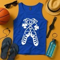 Irish Dance Soft Shoes Ghillies Lucky Feis Gift Tank Top thumb 4
