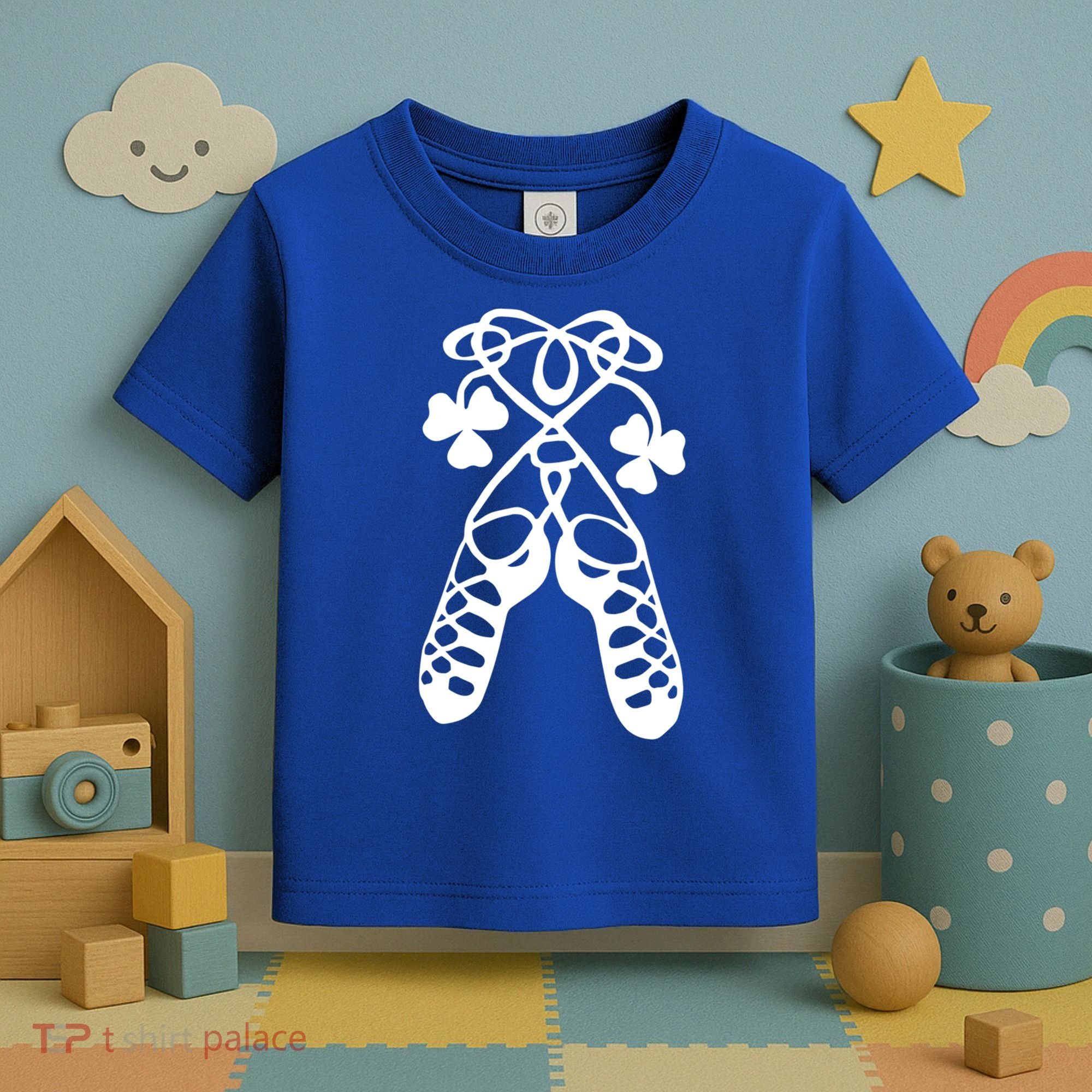 Irish Dance Soft Shoes Ghillies Lucky Feis Gift Toddler T-Shirt