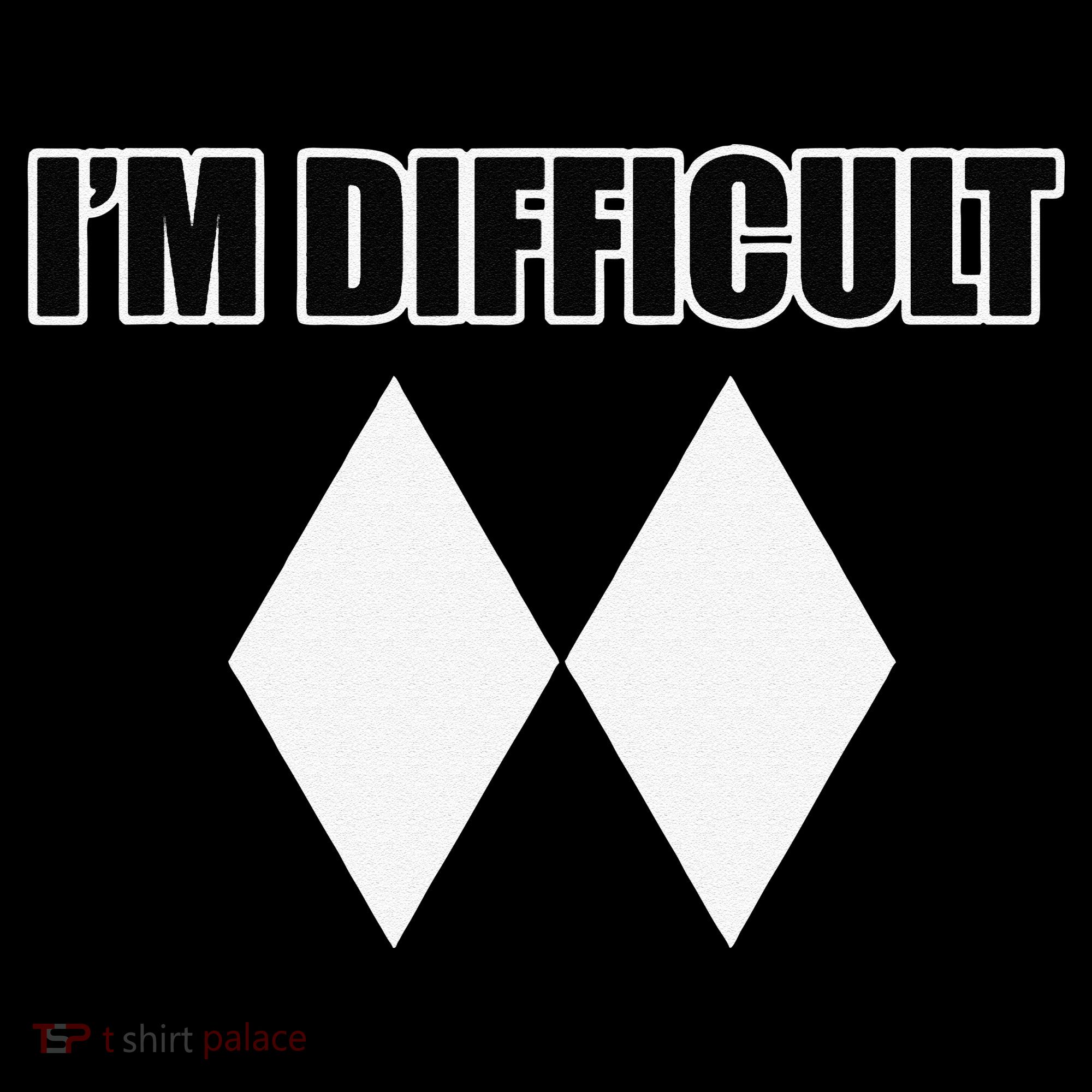I'm Difficult Ski Funny Skier Snowboard Skiing Backpack