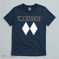 I'm Difficult Ski Funny Skier Snowboard Skiing T-Shirt thumb 5