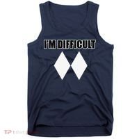 I'm Difficult Ski Funny Skier Snowboard Skiing Tank Top thumb 0