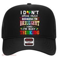 I Dont Speak Much Brilliant Autism Autistic Gift Hat thumb 0