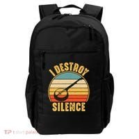 I Destroy Silence Banjo Funny Musical Instrument Backpack thumb 0