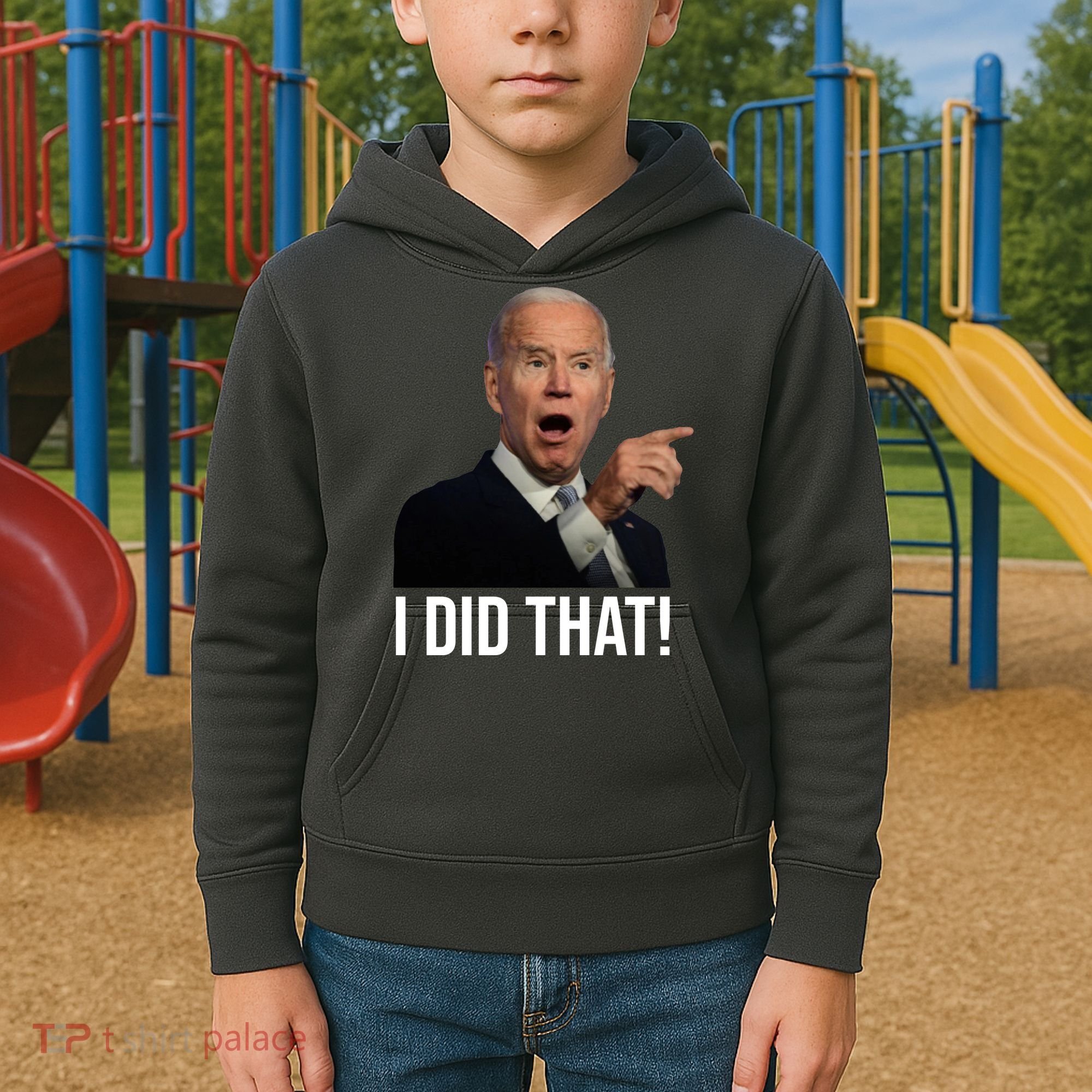 I Did That Funny Joe Biden Kids Hoodie