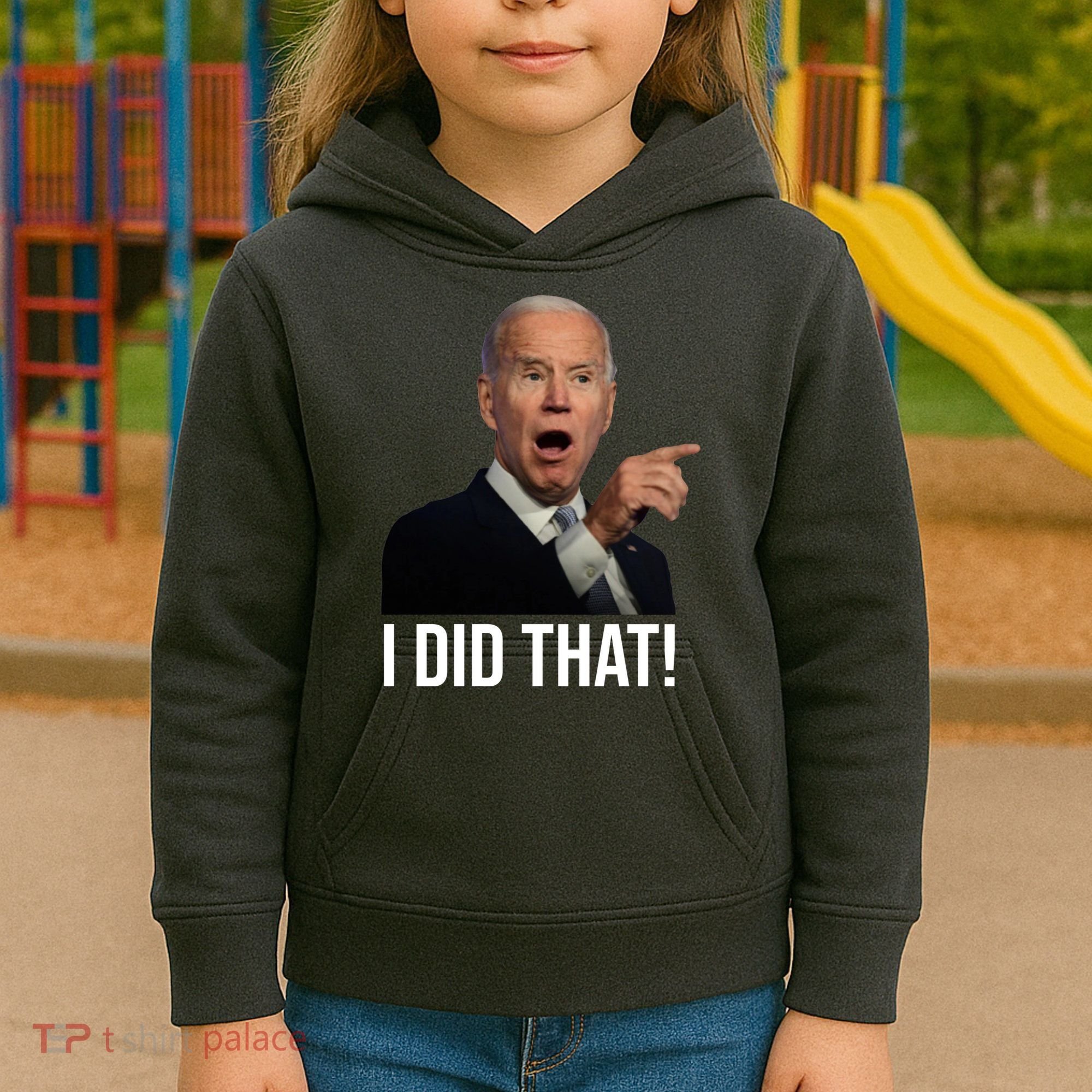 I Did That Funny Joe Biden Kids Hoodie