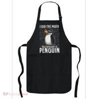 I Did The Math The Answer Is Penguin Funny Math Teacher Apron thumb 0