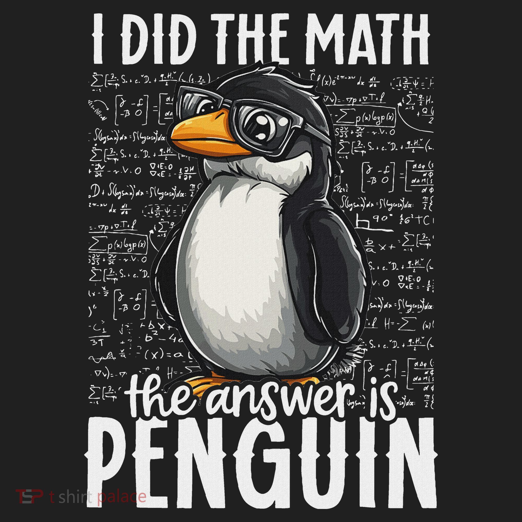I Did The Math The Answer Is Penguin Funny Math Teacher Tumbler