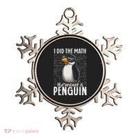 I Did The Math The Answer Is Penguin Funny Math Teacher Ornament thumb 0