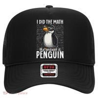 I Did The Math The Answer Is Penguin Funny Math Teacher Hat thumb 0