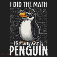 I Did The Math The Answer Is Penguin Funny Math Teacher Hat thumb 2