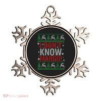 I Don T Know Margo Funny Christmas Vacation Ornament thumb 0